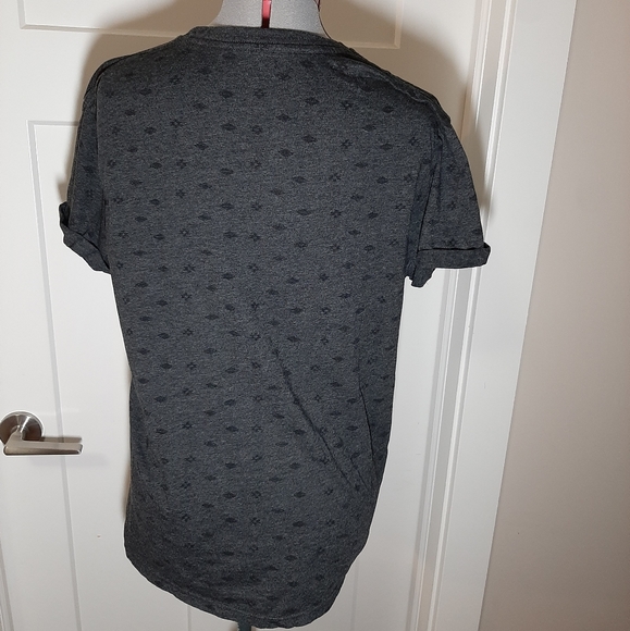 URBAN HERITAGE PLANET Mens Shirt Grey and Black - Picture 3 of 5